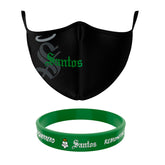 Cubrebocas + Pulsera Santos Oficial